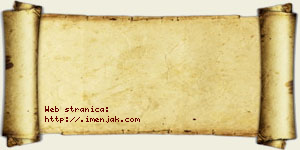 Nadja Backović vizit kartica